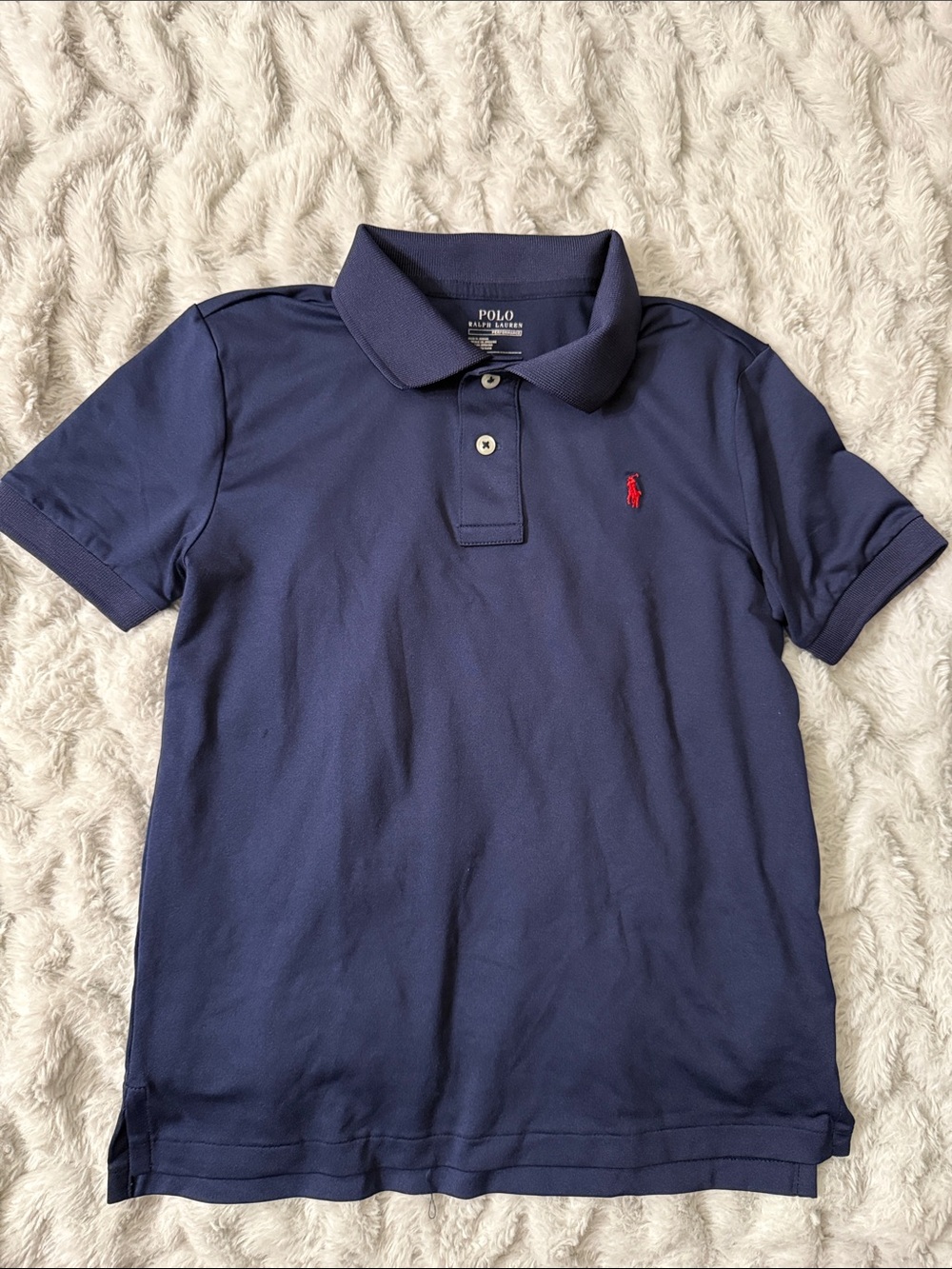 Ralph Lauren Navy Polo with Red Pony